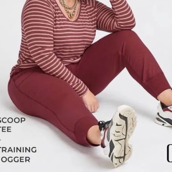 Cabi Training Jogger Pants Xxl Mauve Comfy Casual Style
